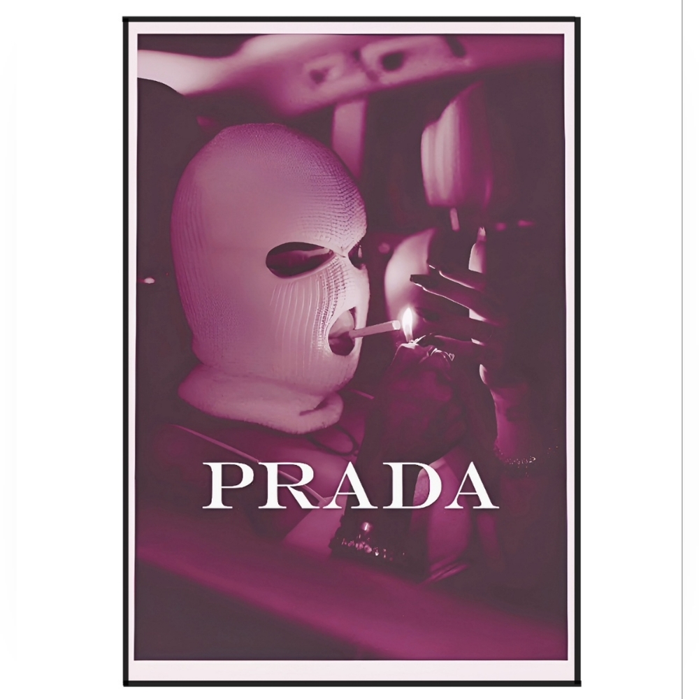 Prada 8 1/2"x11" Framed Wall Art